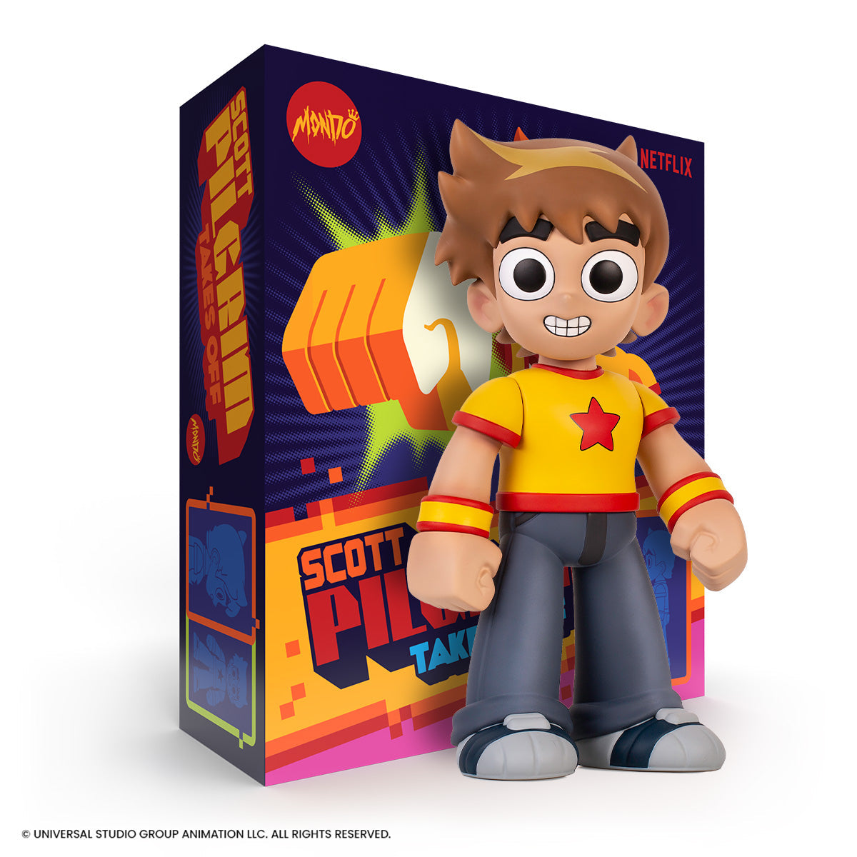 Scott Pilgrim Takes Off 15" Super Vinyl Figure - Mondo Exclusive Timed Edition