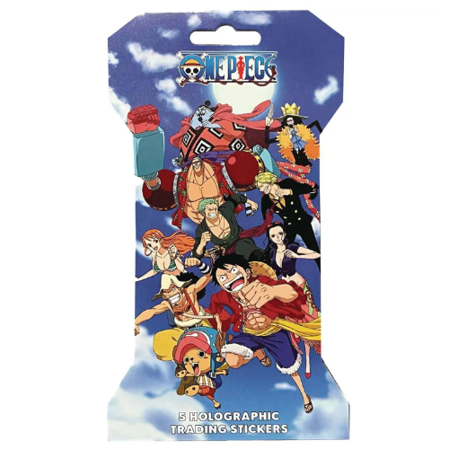 One Piece Holographic Trading Stickers - 5-Pack - UCC Distributing