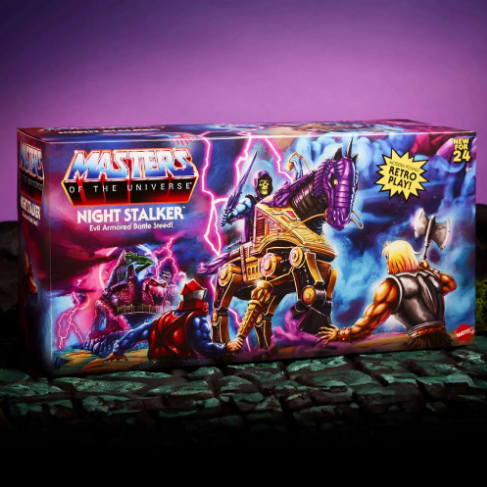 Masters of the Universe Origins Night Stalker - Horse Action Figure Vehicle - Mattel