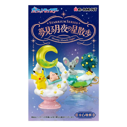Pokemon Starrium Series Dreamy Moonlit Night Blind Box - 1 Random Figure, 6 Possible Designs - Re-ment