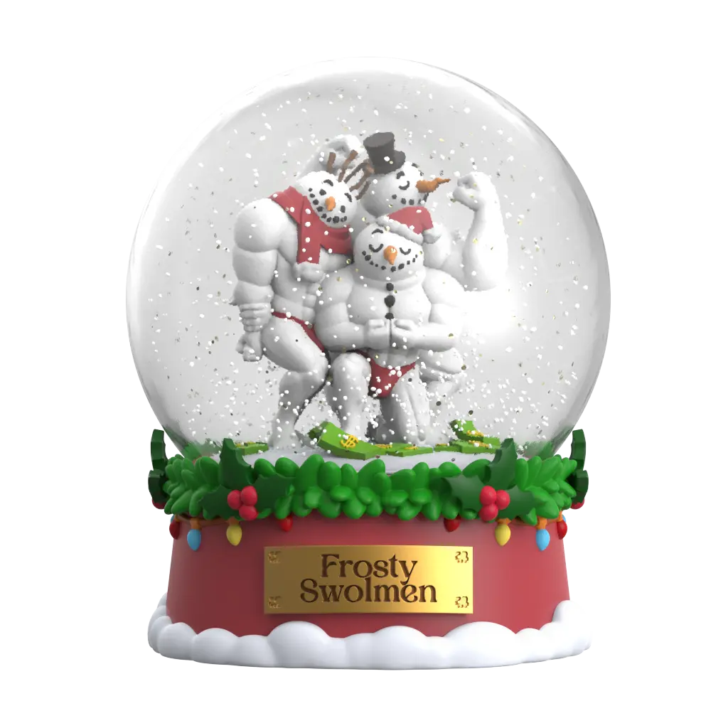 Frosty the Swolmen Limited Edition Snowglobe - Mighty Jaxx Intergalactic