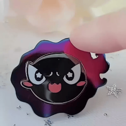 Spinning Gastly Enamel Pin - Bonnies Lab