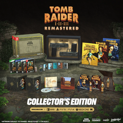 Tomb Raider I-III Remastered Collector's Edition - Nintendo Switch - Limited Run