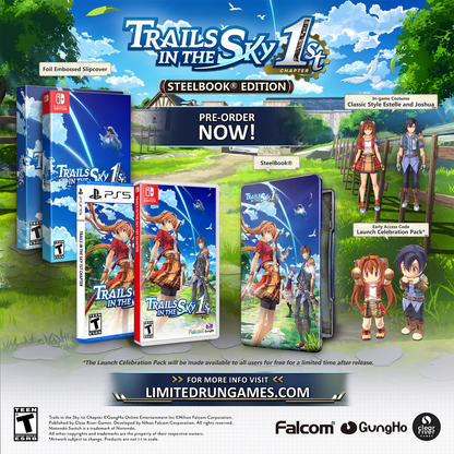 Trails in the Sky 1st Chapter SteelBook Edition - PlayStation 5 - Limited Run Games