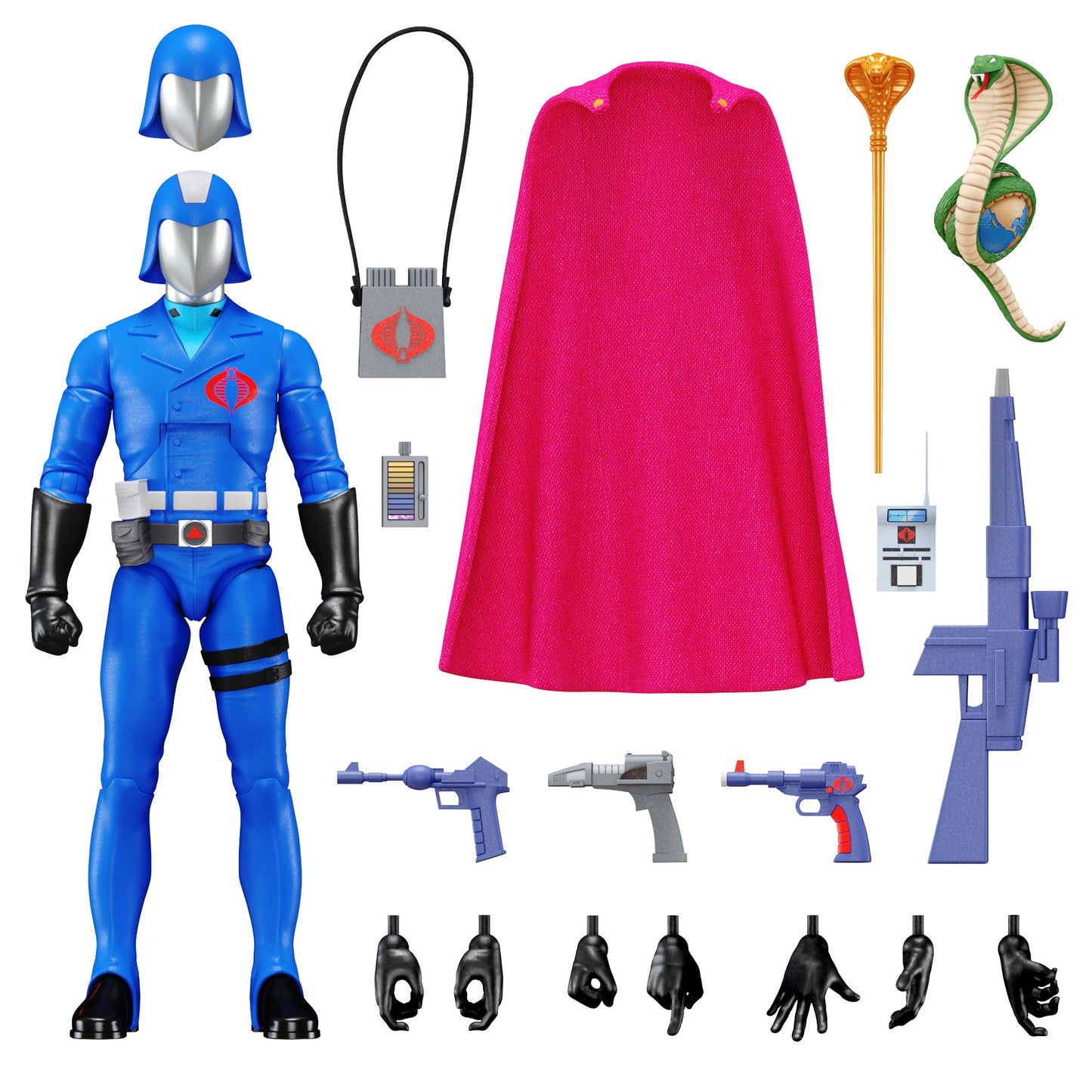 G.I. Joe ULTIMATES! Cobra Commander Wave 1 Super7 Figure