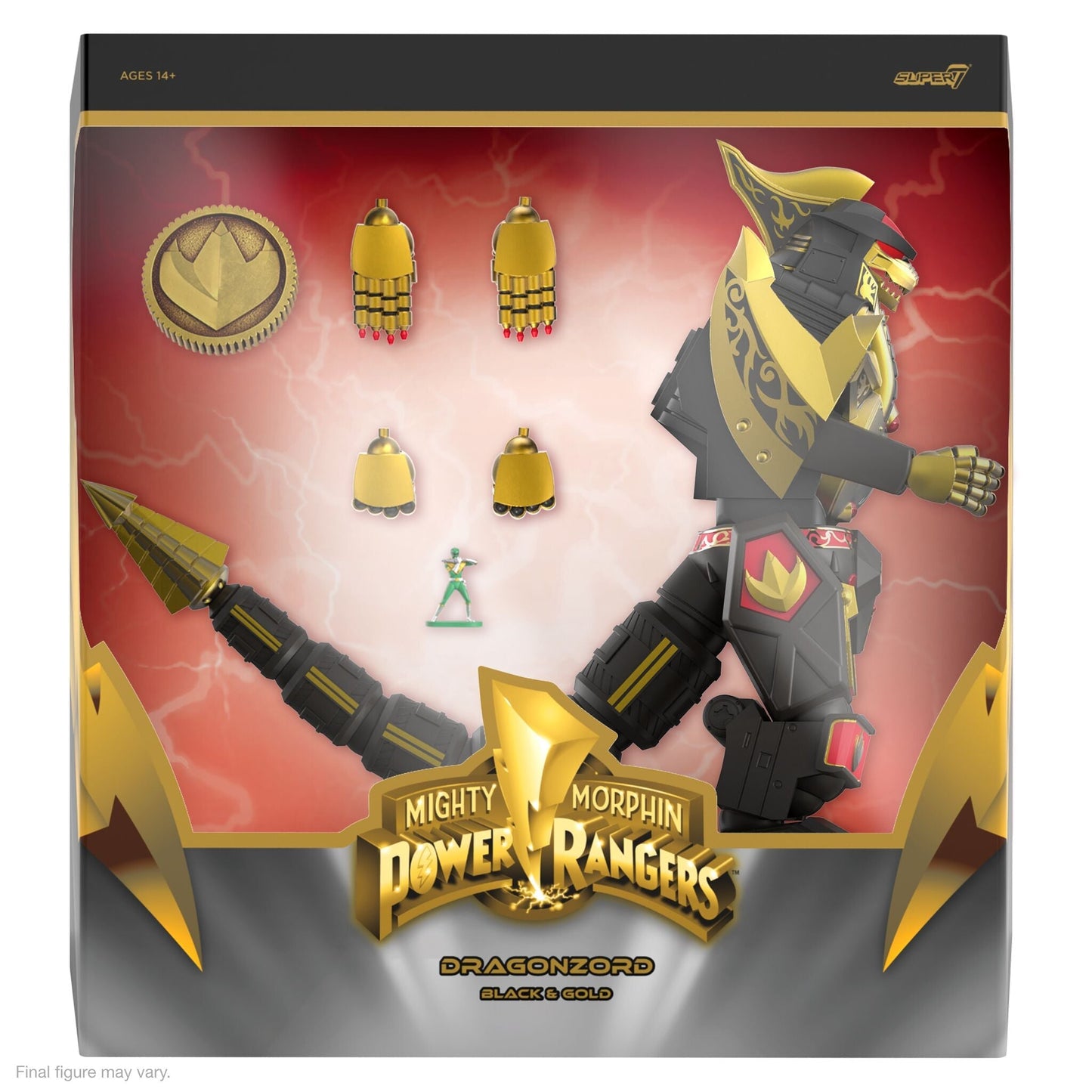 Power Rangers Ultimates! Dragonzord Black & Gold