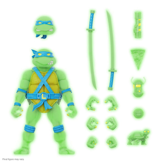 TMNT Ultimates! Leonardo Mutagen Ooze Glow Figure