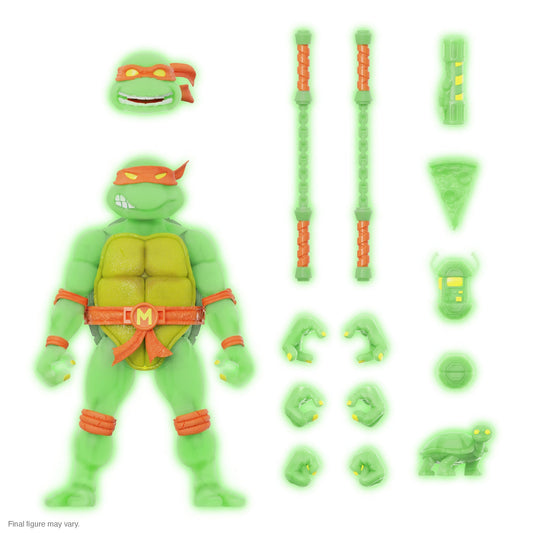 TMNT Ultimates! Michelangelo Mutagen Ooze Glow