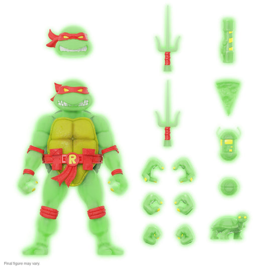 TMNT Ultimates! Raphael Mutagen Ooze Glow Figure