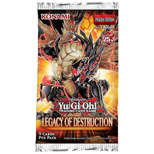 Yu-Gi-Oh! TCG Legacy of Destruction Booster Pack - 9 Cards, English - Konami