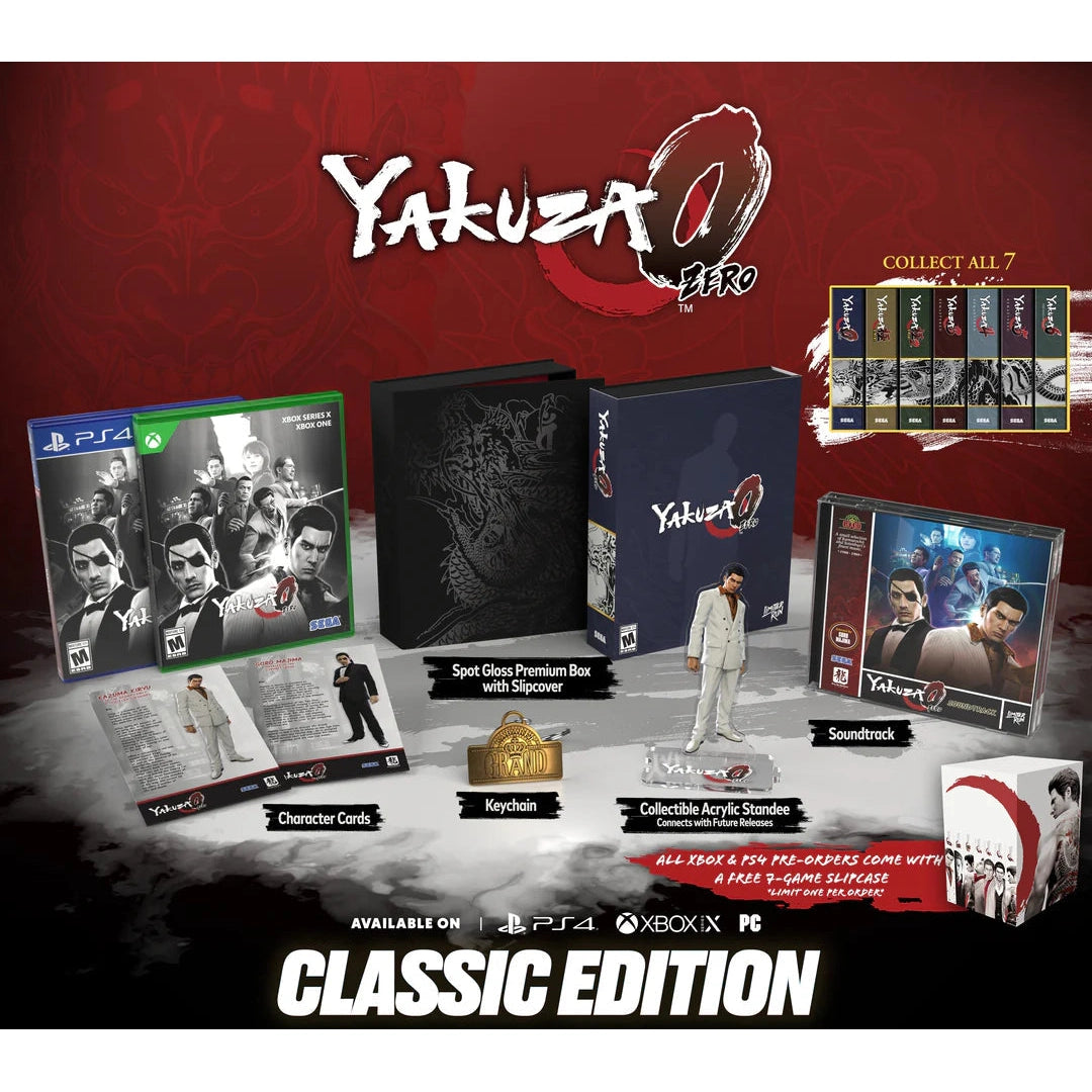 Yakuza 0 Classic Edition - PlayStation 4 - SEGA, Limited Run Games