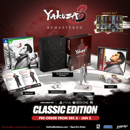 Yakuza 3 Remastered Classic Edition - PlayStation 4 - Limited Run Games