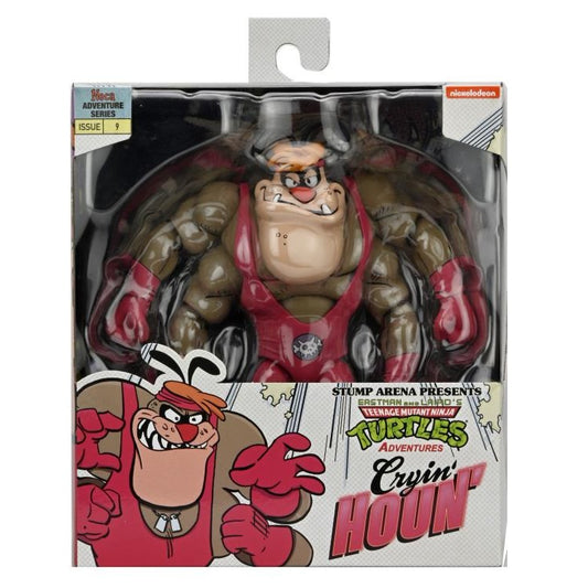 Teenage Mutant Ninja Turtles Adventures Stump Wrestling Cryin' Houn' Archie Comics Action Figure - NECA