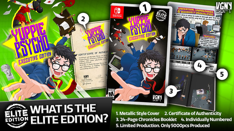 Yuppie Psycho: Executive Edition--Elite Edition - Nintendo Switch (VGNYsoft)