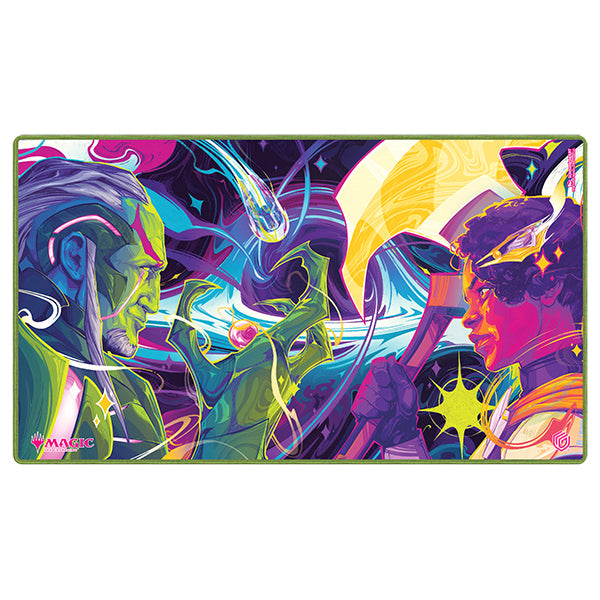 Magic: The Gathering TCG Edge of Eternities Haliya and Tezzeret Playmat - Stitched Edge, 61x35cm - Ultimate Guard