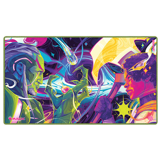 Magic: The Gathering TCG Edge of Eternities Haliya and Tezzeret Playmat - Stitched Edge, 61x35cm - Ultimate Guard