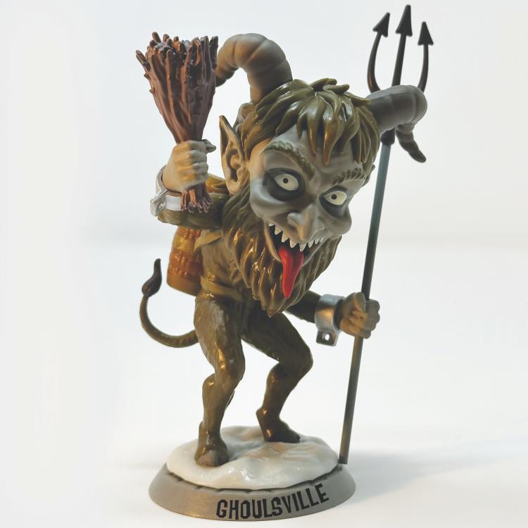 Ghoulsville Ghoul Gang Krampus Back Woods Brown Figure - Retro-A-Go-Go - Tiny Terror