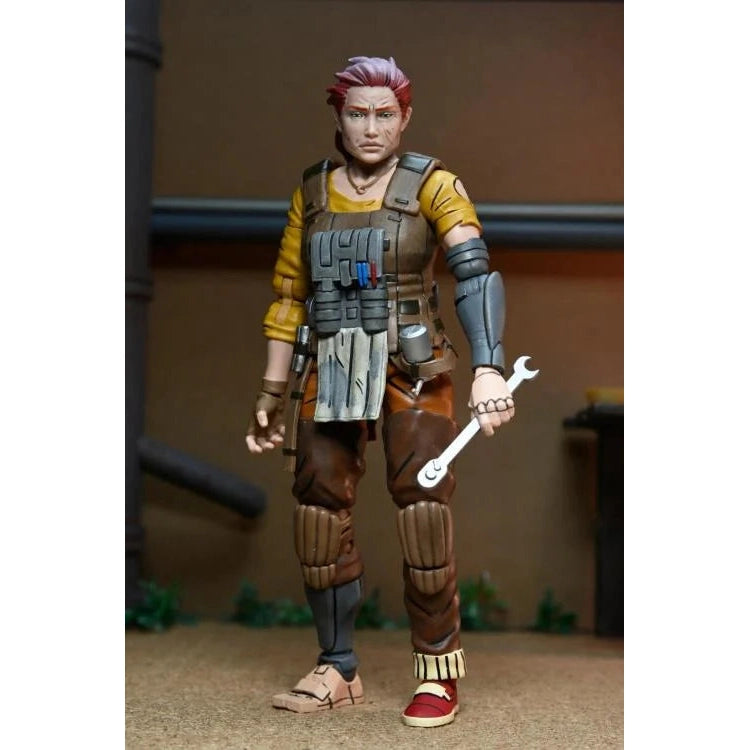 Teenage Mutant Ninja Turtles: The Last Ronin The Lost Years Grammy April with Baby Yi & Moja Action Figure Set - NECA