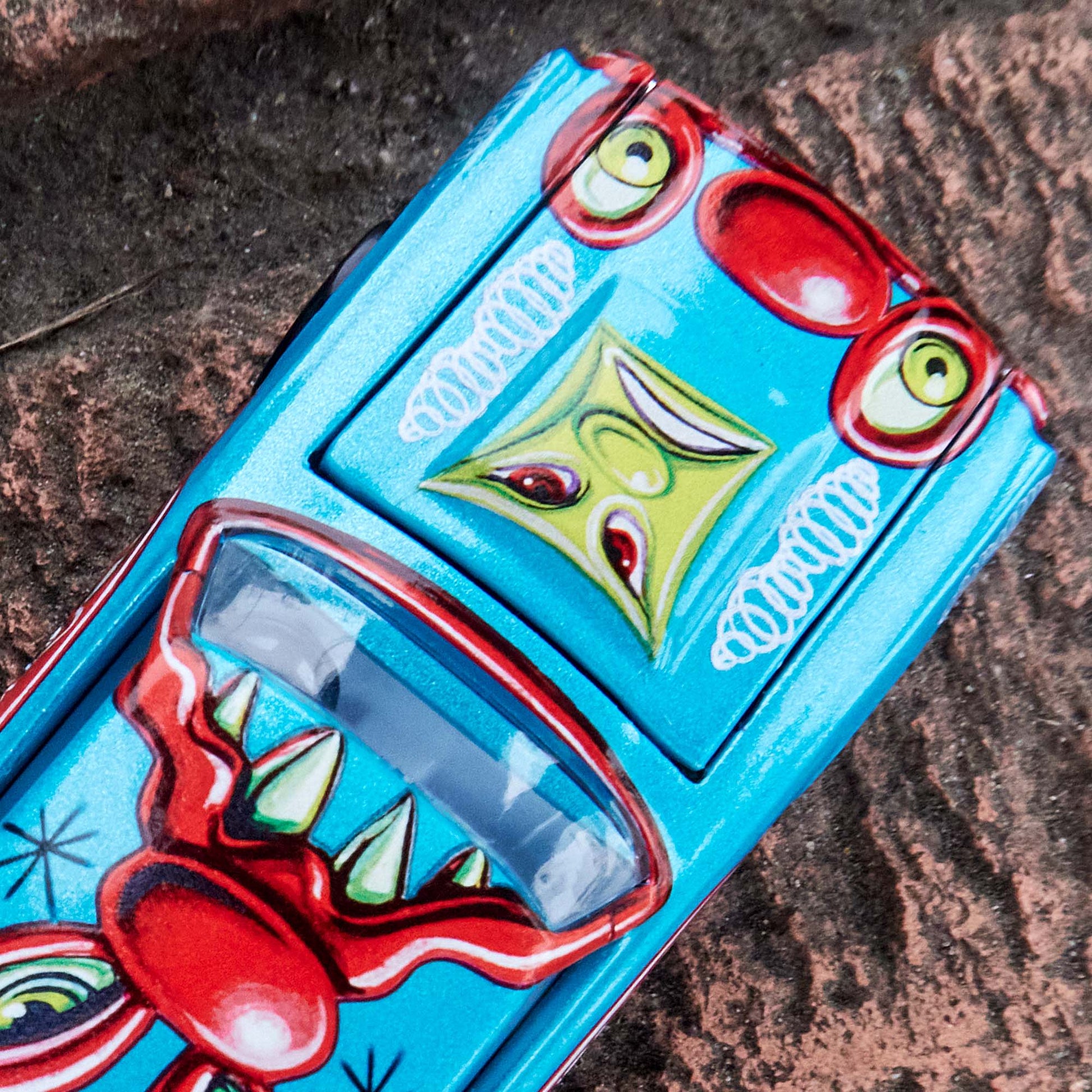 Hot Wheels x Kenny Scharf Custom T-Bird - 1:64 Scale Diecast Car - Mattel Creations Exclusive