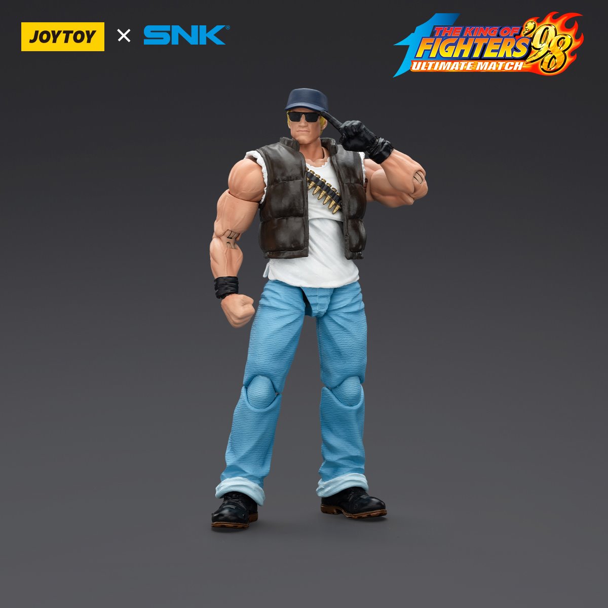 The King of Fighters '98 UM Clark Still (Ikari Warriors Team) 4.6-Inch Action Figure - JoyToy