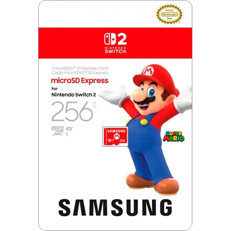 256GB MicroSD Express Card - Nintendo Switch 2 - Samsung