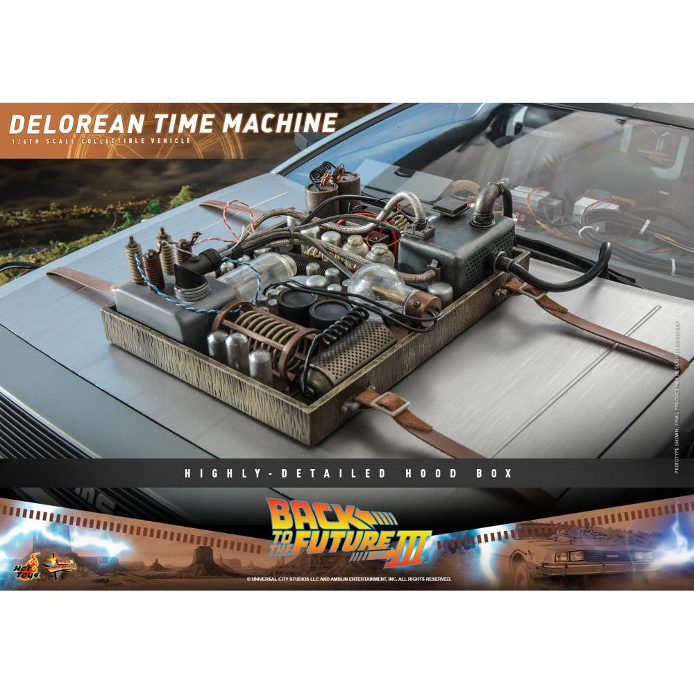 Back to the Future Part III DeLorean Time Machine 1/6th Scale Collectible Vehicle - Hot Toys