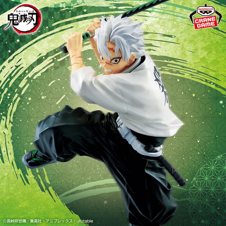 Demon Slayer: Kimetsu no Yaiba Sanemi Shinazugawa Statue Figure - Banpresto Vibration Stars