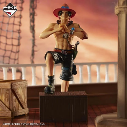 One Piece Portgas D. Ace Whitebeard Pirates Figure - Bandai Spirits - Ichibansho Masterlise Expiece