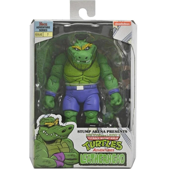 Teenage Mutant Ninja Turtles Adventures Stump Wrestling Leatherhead Archie Comics Action Figure - NECA