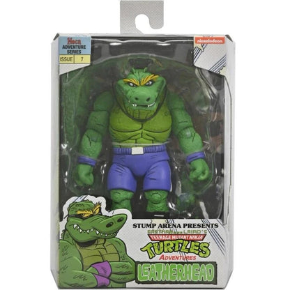 Teenage Mutant Ninja Turtles Adventures Stump Wrestling Leatherhead Archie Comics Action Figure - NECA