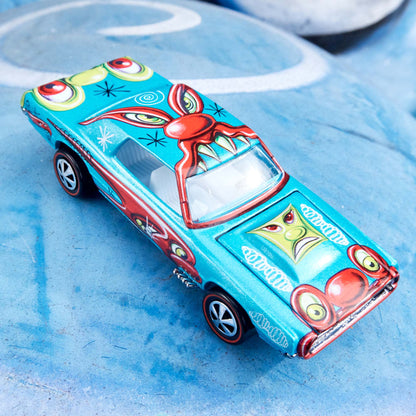 Hot Wheels x Kenny Scharf Custom T-Bird - 1:64 Scale Diecast Car - Mattel Creations Exclusive