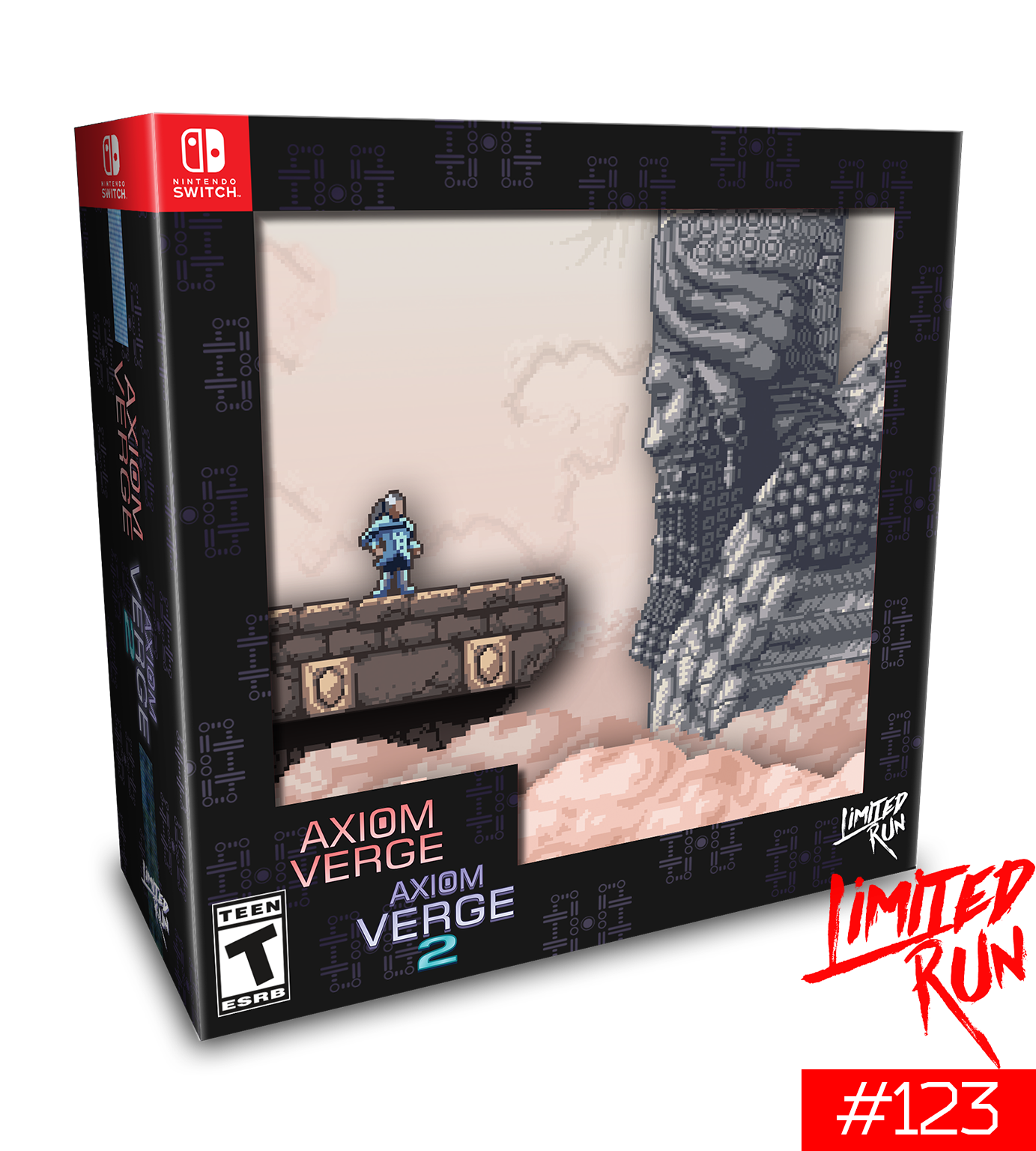 Axiom Verge 1 & 2 Double Pack Collector's Edition - Nintendo Switch - Limited Run Games #123