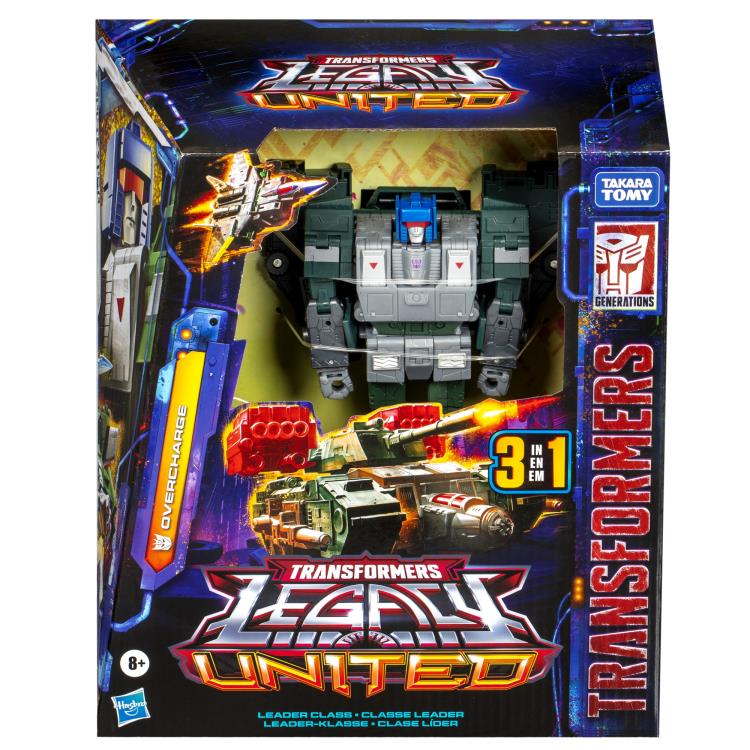 Transformers: Legacy United Leader Class Overcharge Action Figure - Takara Tomy, Hasbro