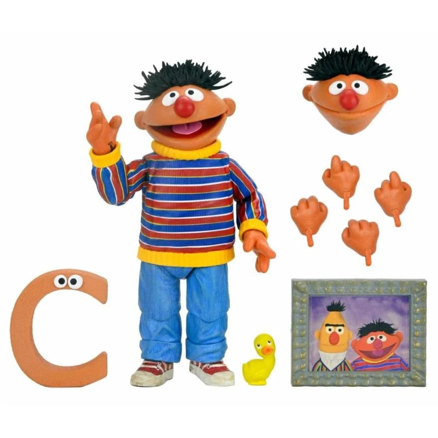 Sesame Street Ernie 7" Ultimate Action Figure - NECA