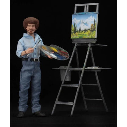 The Joy of Painting Bob Ross Clothed Action Figure - NECA