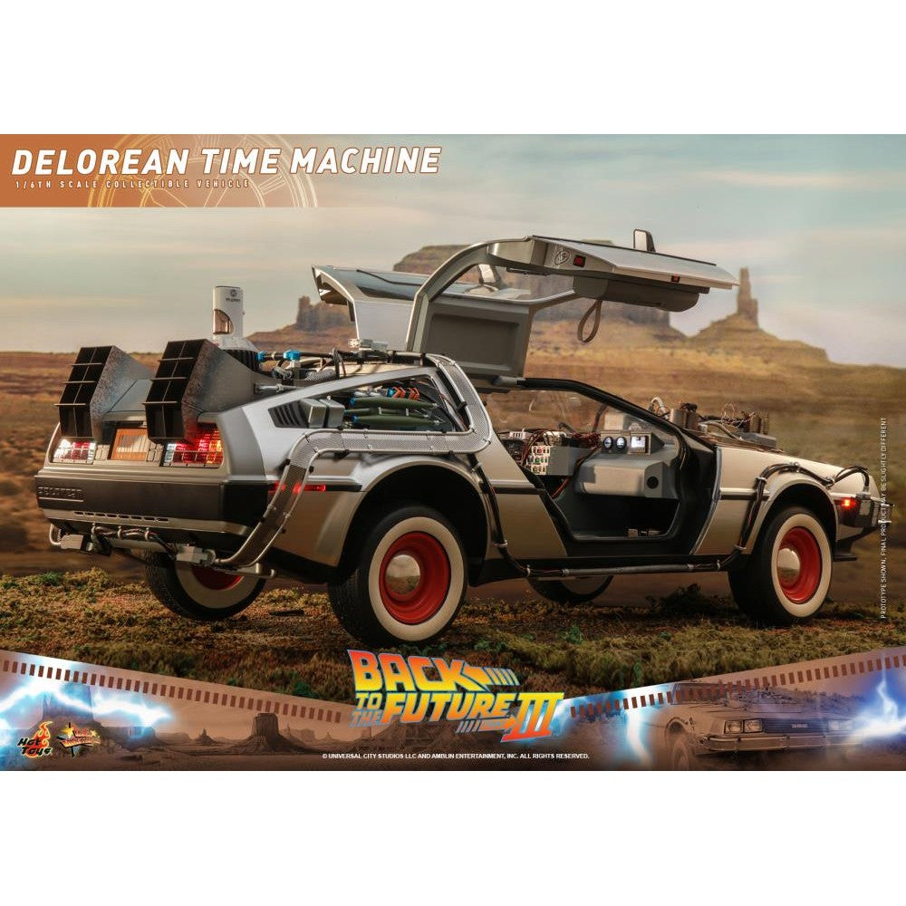 Back to the Future Part III DeLorean Time Machine 1/6th Scale Collectible Vehicle - Hot Toys