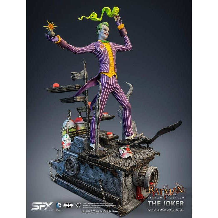 Batman: Arkham Asylum The Joker 1/8 Scale Polystone Statue Figure - Silver Fox Collectibles - Limited Edition of only 500!