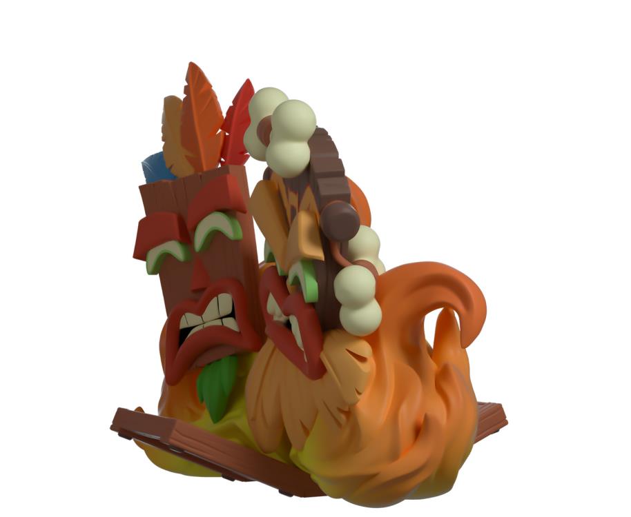 Crash Bandicoot 4: It's About Time Aku Aku & Uka Uka Vinyl Figure - Youtooz