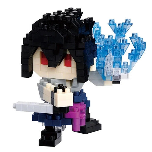 Naruto: Shippuden Sasuke Uchiha Chidori Figure Building Kit - Kawada - Nanoblock