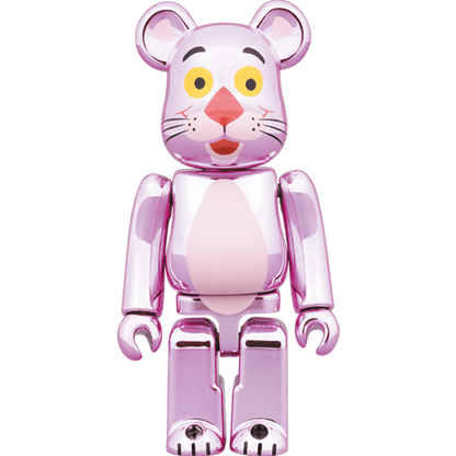 Pink Panther Chrome Ver. 100% & 400% Figure Set - Medicom Toy Be@rbrick