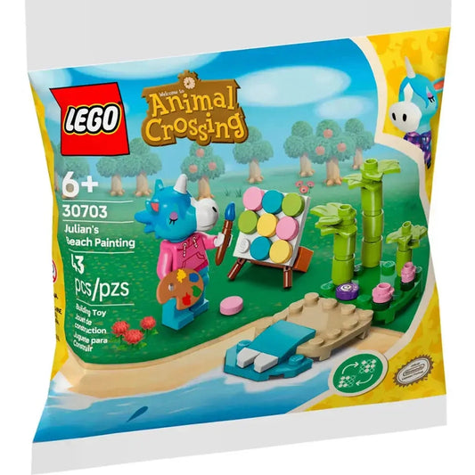 LEGO Animal Crossing Julian's Beach Painting Building Toy - LEGO #30703