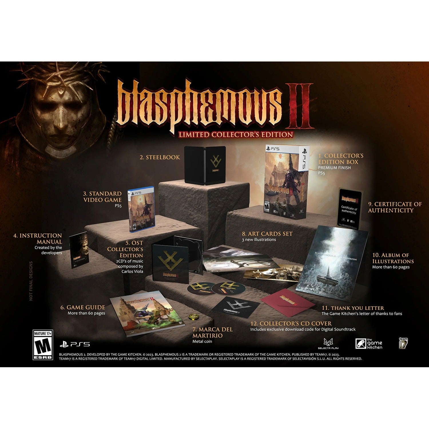 Blasphemous 2 Collector's Edition - PlayStation 5, PlayStation 4 - U&I Entertainment