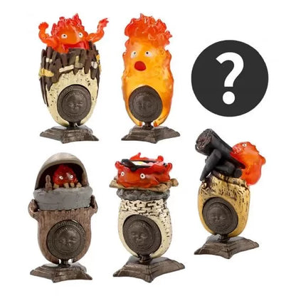 Howl's Moving Castle Calcifer KazaRing Blind Box - 1 Random Ring: 6 Available Designs - Benelic, Studio Ghibli