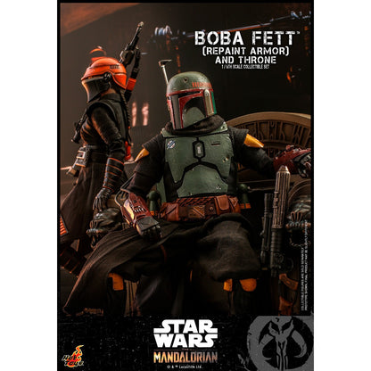 Boba Fett (Repaint Armor) and Throne - HOT TOYS 1:6 Scale