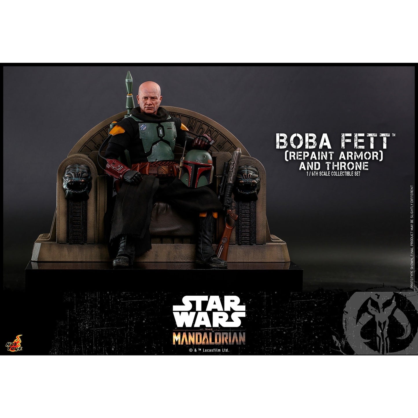 Boba Fett Repaint Armor and Throne - HOT TOYS 1:6 Scale