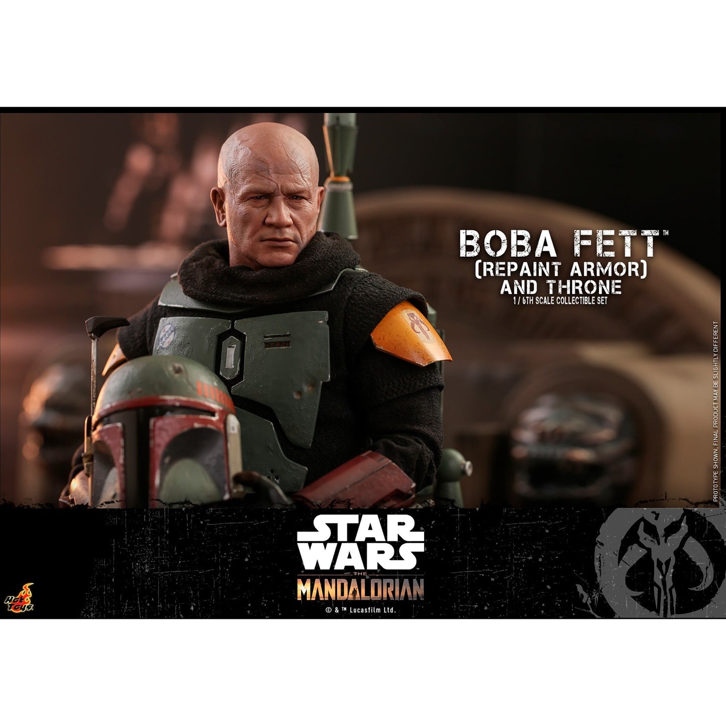 Boba Fett (Repaint Armor) and Throne - HOT TOYS 1:6 Scale