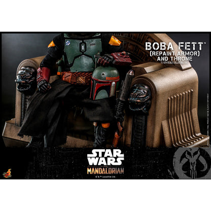 Boba Fett Repaint Armor and Throne - HOT TOYS 1:6 Scale