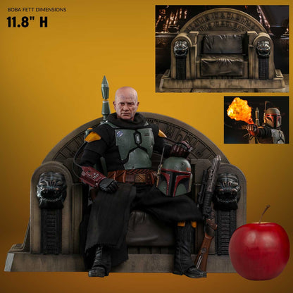 Boba Fett (Repaint Armor) and Throne - HOT TOYS 1:6 Scale