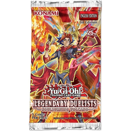 Yu-Gi-Oh! TCG Legendary Duelists Soulburning Volcano: Booster Pack - 5 Cards - Konami