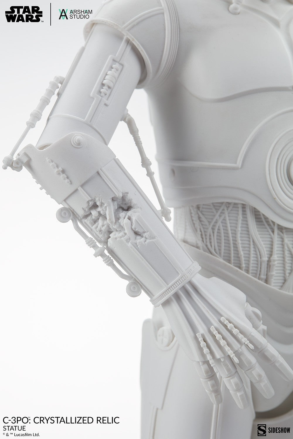Star Wars C-3PO Crystallized Relic Statue Arsham